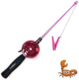 Mega Fishing Kinderangel Krebsangel 40cm - Kinder Strand & Urlaub Angel - Krebs & Krabben Rute -...