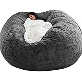 GXSDYYDS Sitzsack, Bean Bag, XXL-Sitzsäcke Flauschig kuschelig Sitzsack Stuhlbezug für...