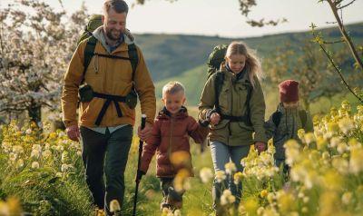 familienwandertour in daenemark fruehling naturerlebnis