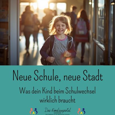 Neue Schule, neue Stadt - Was dein Kind beim Schulwechsel wirklich braucht